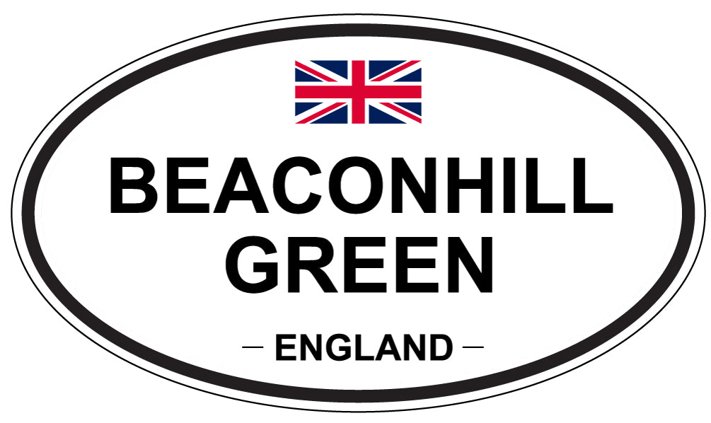 BEACONHILL GREEN, ENGLAND - Oval Sticker