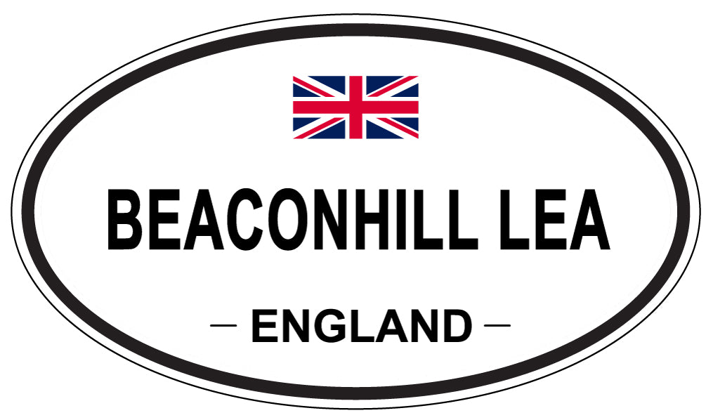 BEACONHILL LEA, ENGLAND - Oval Sticker