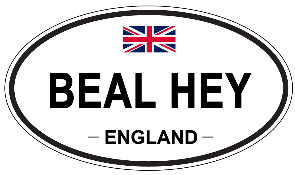 BEAL HEY, England - Oval Magnet