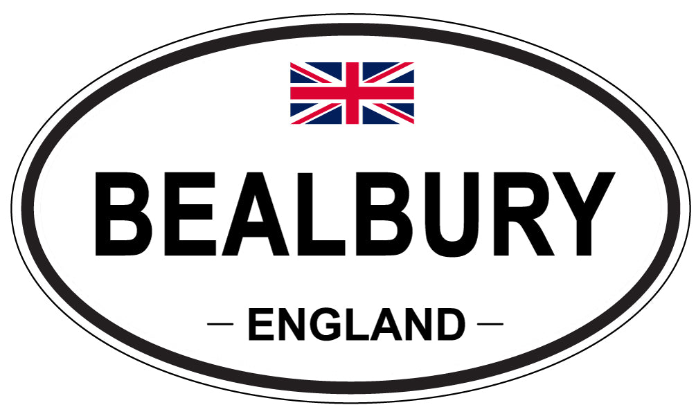 BEALBURY, ENGLAND - Oval Sticker