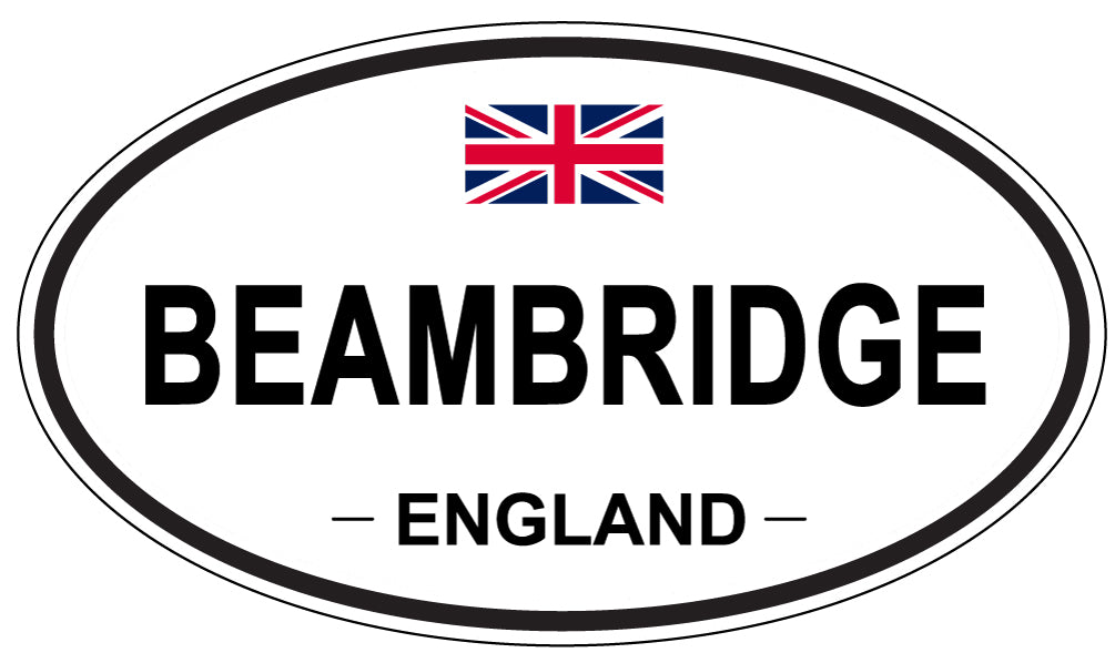 BEAMBRIDGE, ENGLAND - Oval Sticker