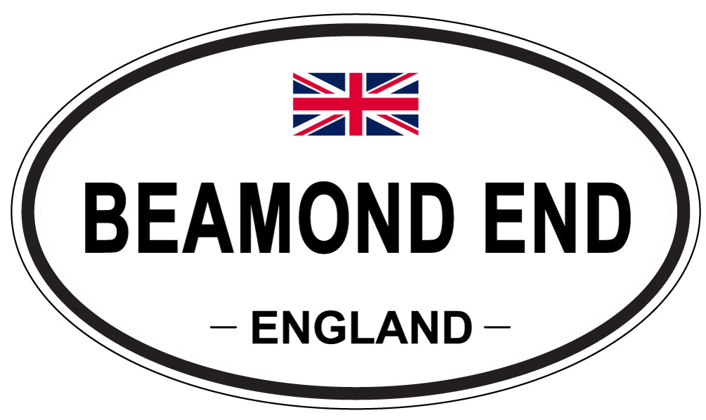 BEAMOND END, ENGLAND - Oval Sticker