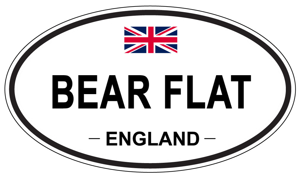 BEAR FLAT, England - Oval Magnet