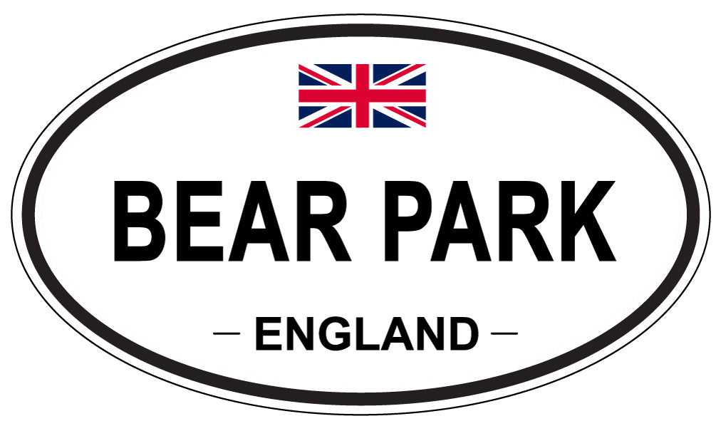 BEAR PARK, England - Oval Magnet