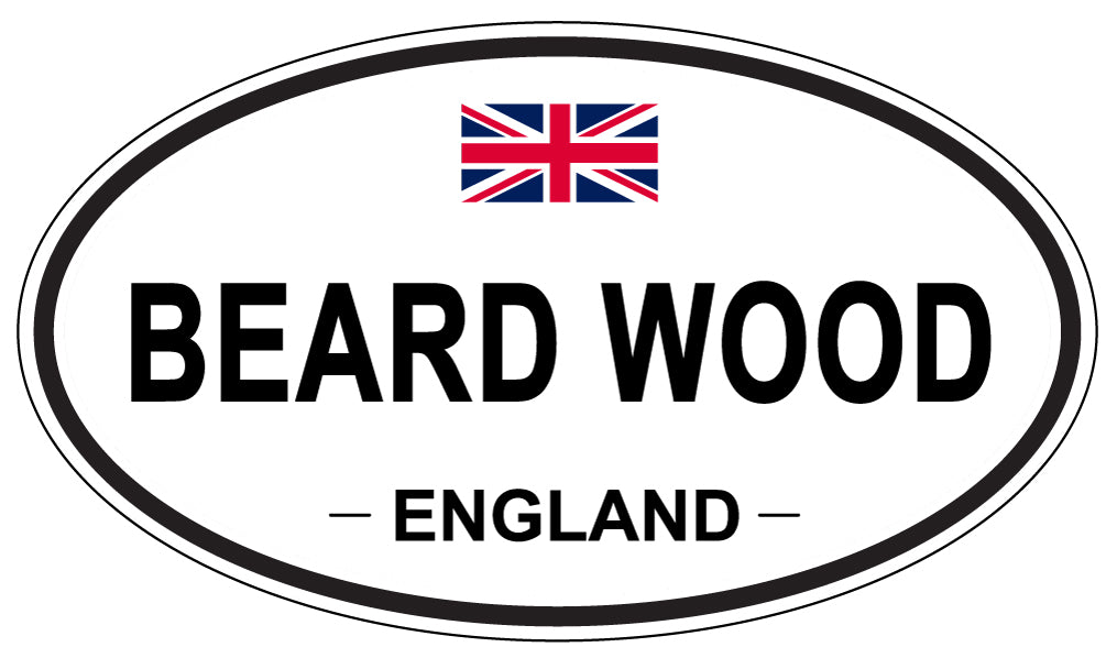 BEARD WOOD, England - Oval Magnet