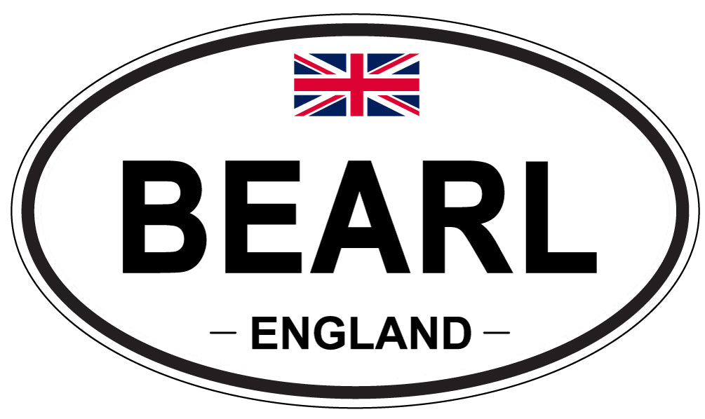 BEARL, England - Oval Magnet
