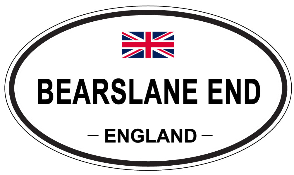 BEARSLANE END, England - Oval Magnet
