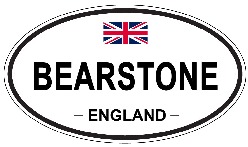BEARSTONE, England - Oval Magnet