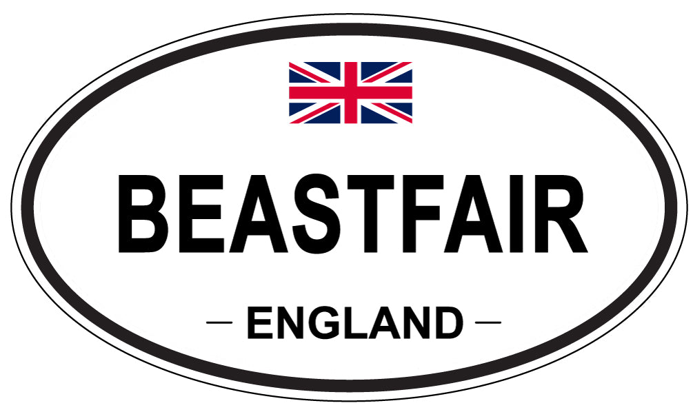 BEASTFAIR, England - Oval Magnet