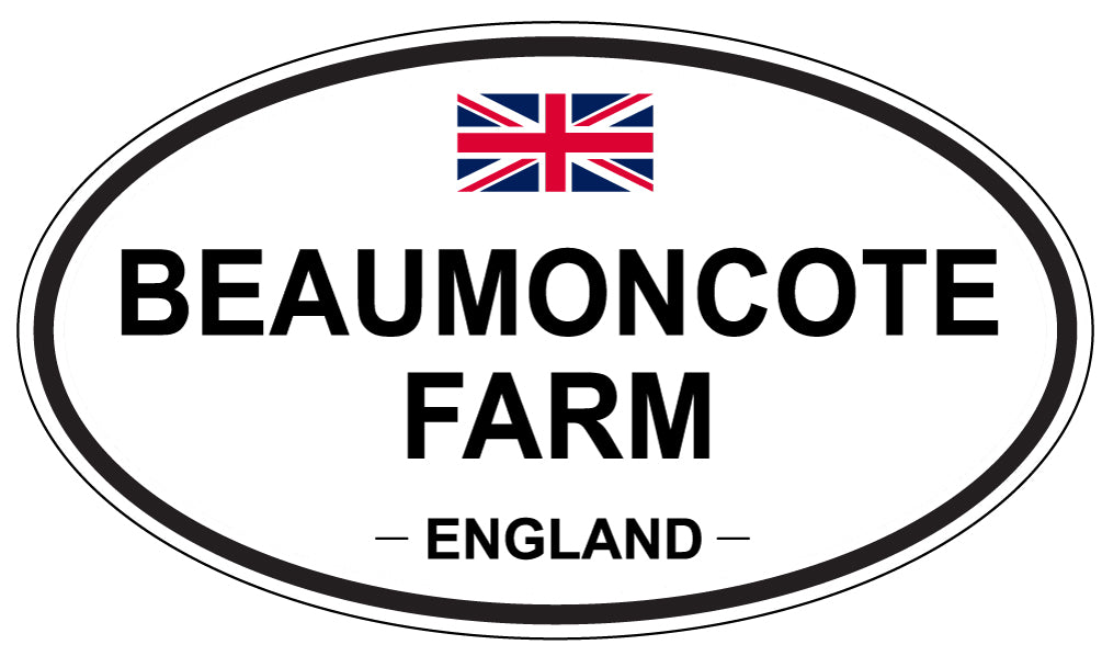 BEAUMONTCOTE FARM, England - Oval Magnet