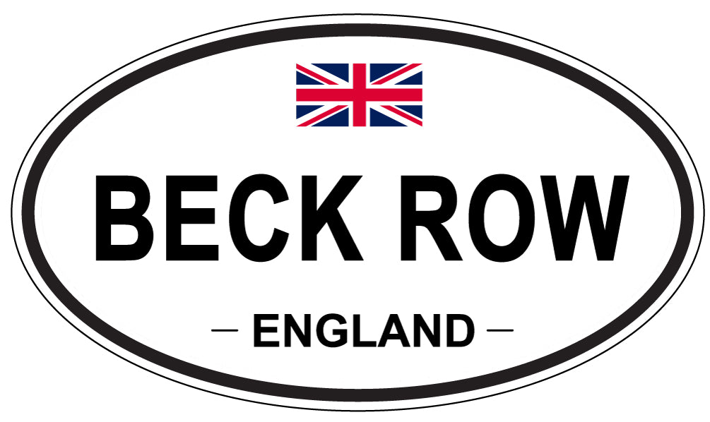 BECK ROW, England - Oval Magnet