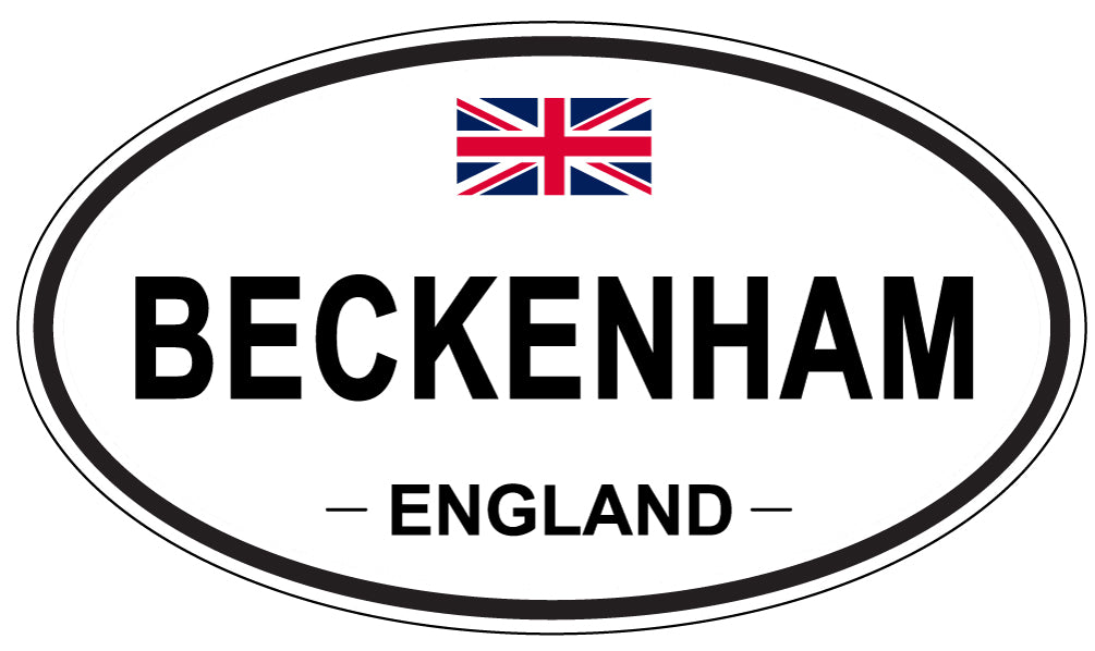 BECKENHAM, England - Oval Magnet