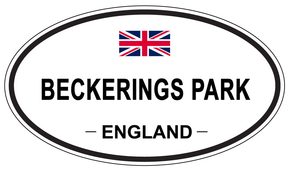BECKERINGS PARK, ENGLAND - Oval Sticker