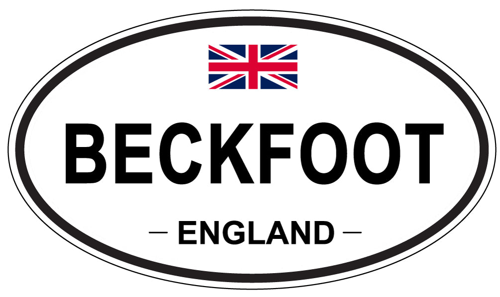 BECKFOOT, England - Oval Magnet