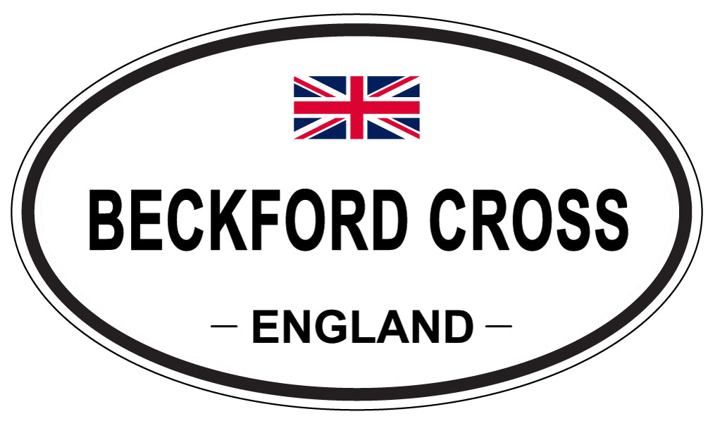 BECKFORD CROSS, England - Oval Magnet