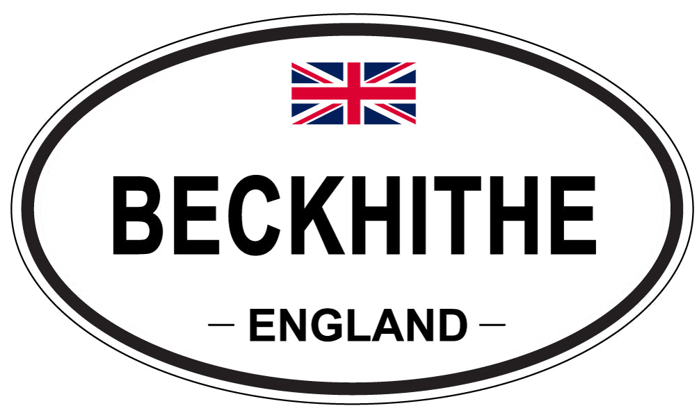 BECKHITHE, ENGLAND - Oval Sticker