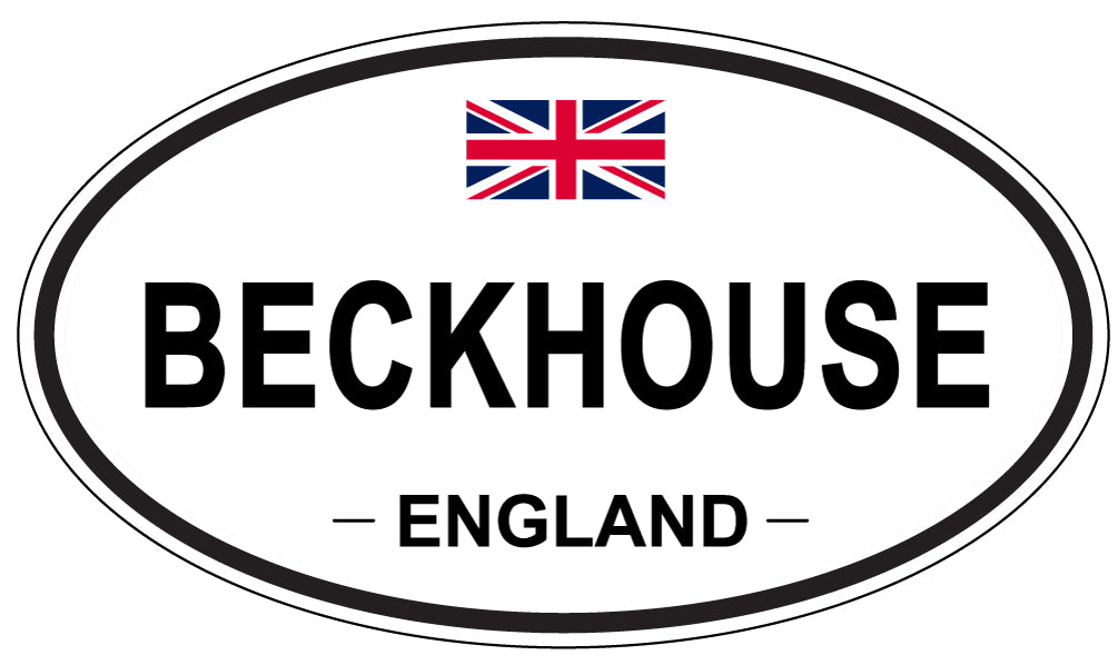 BECKHOUSE, England - Oval Magnet