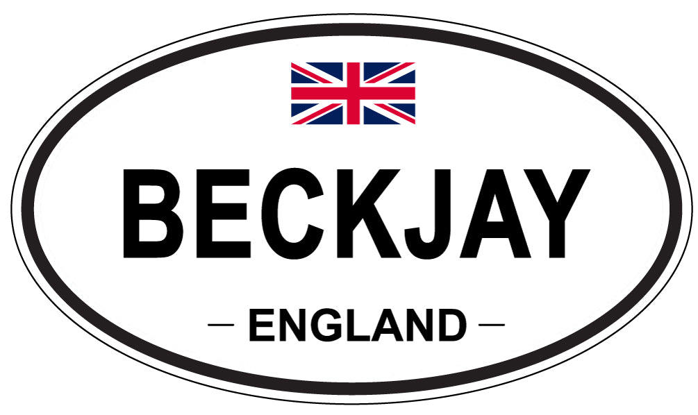 BECKJAY, England - Oval Magnet