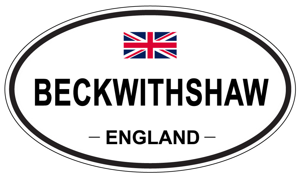 BECKWITHSHAW, England - Oval Magnet