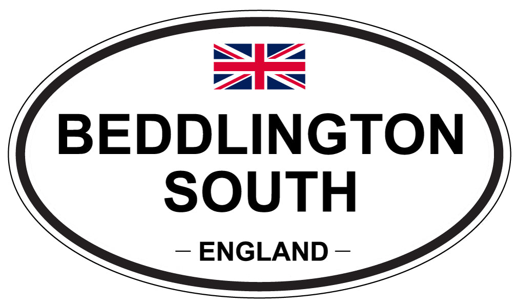 BEDDLINGTON SOUTH, England - Oval Magnet