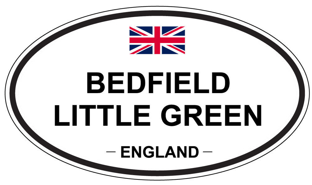 BEDFIELD LITTLE GREEN, England - Oval Magnet