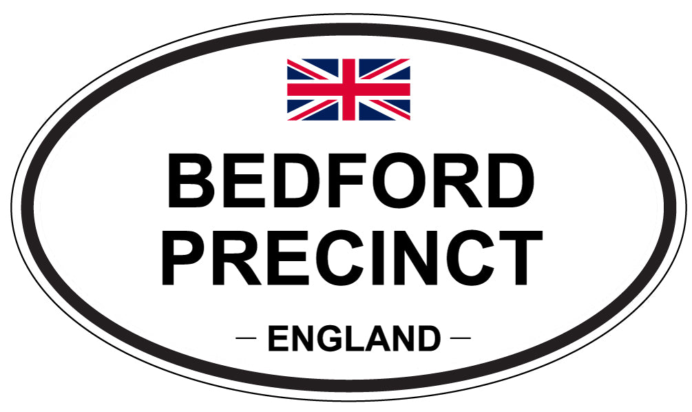 BEDFORD PRECINCT, England - Oval Magnet