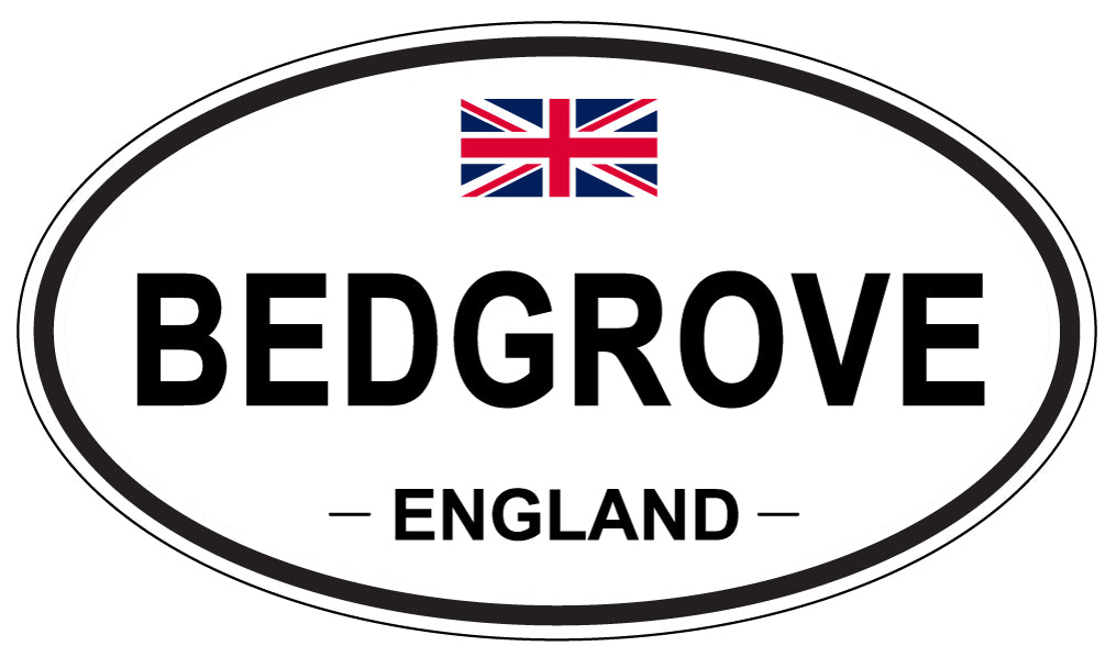 BEDGROVE, England - Oval Magnet