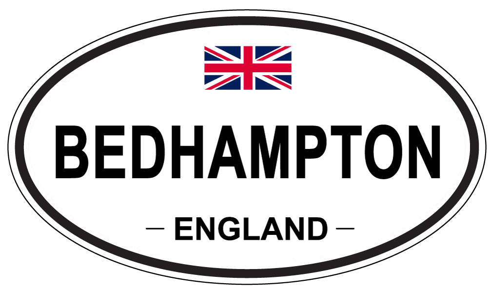 BEDHAMPTON, England - Oval Magnet