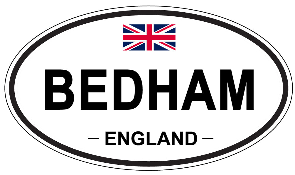 BEDHAM, England - Oval Magnet