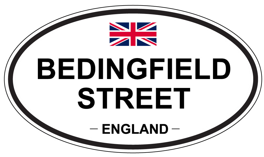 BEDINGFIELD STREET, England - Oval Magnet