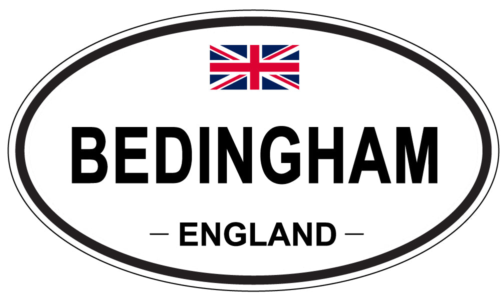 BEDINGHAM, ENGLAND - Oval Sticker
