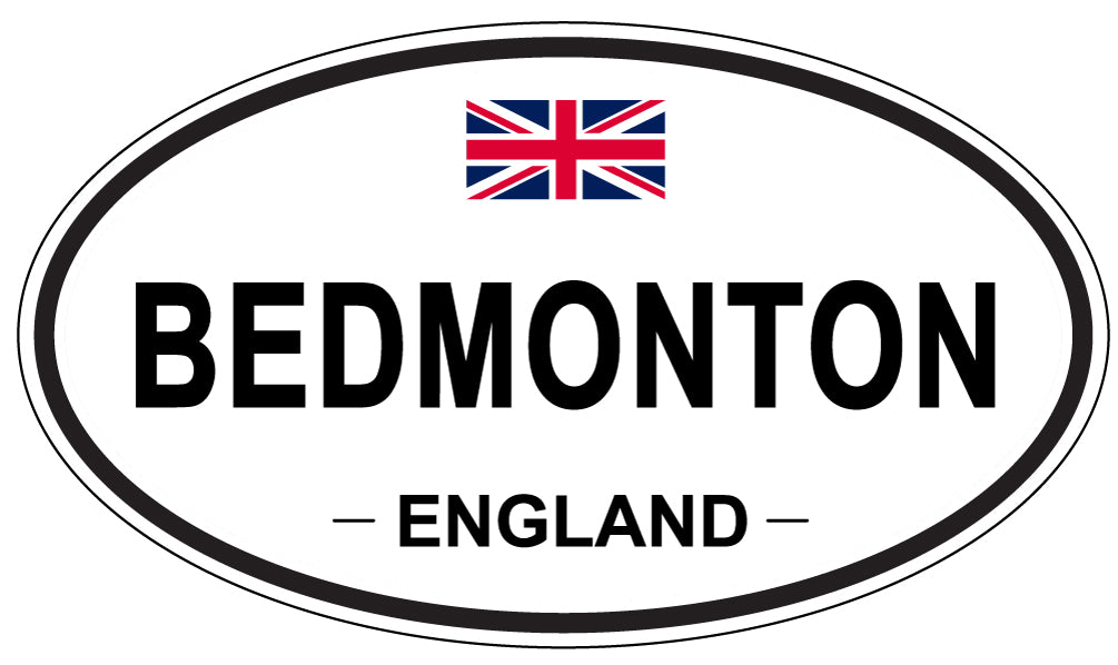 BEDMONTON, ENGLAND - Oval Sticker