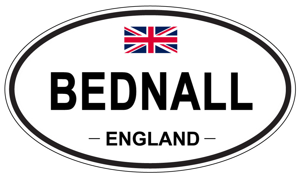 BEDNALL, England - Oval Magnet