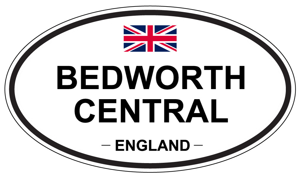 BEDWORTH CENTRAL, ENGLAND - Oval Sticker