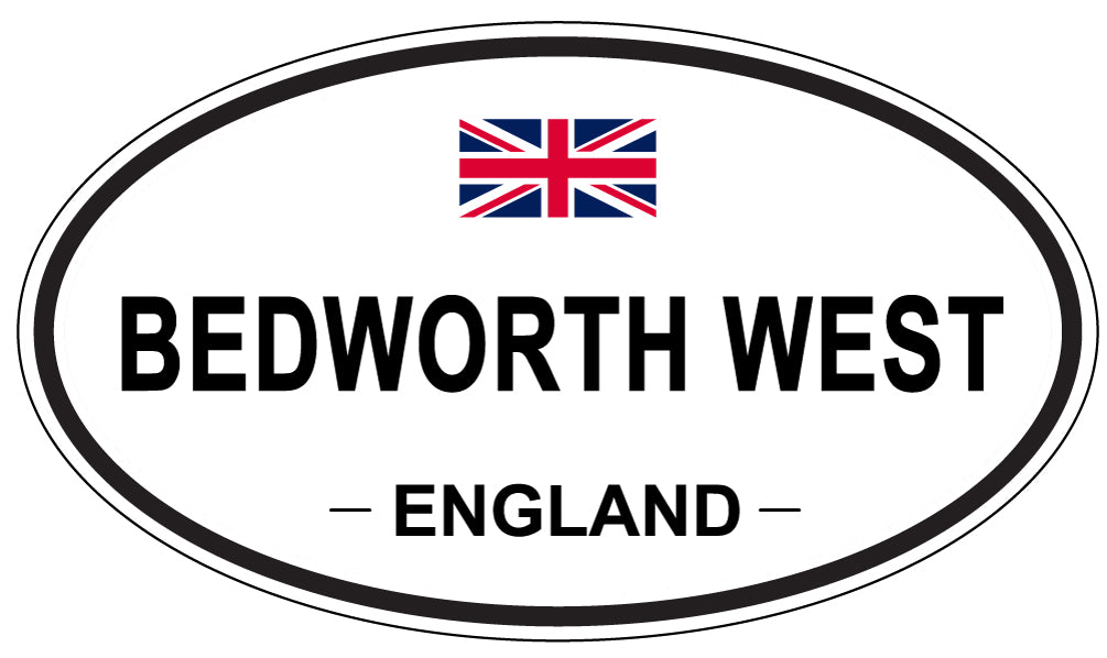 BEDWORTH WEST, England - Oval Magnet