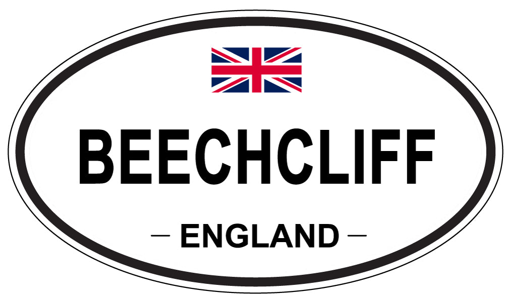BEECHCLIFF, ENGLAND - Oval Sticker