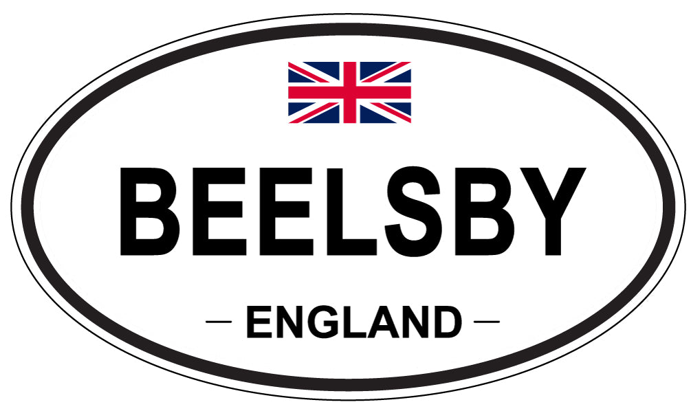 BEELSBY, England - Oval Magnet