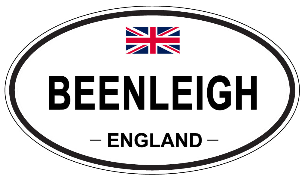 BEENLEIGH, ENGLAND - Oval Sticker