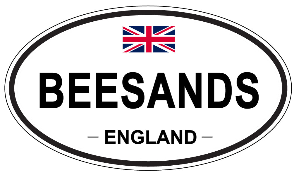 BEESANDS, ENGLAND - Oval Sticker