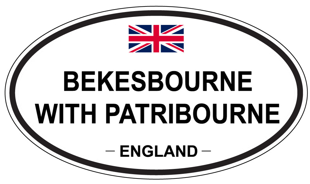 BEKESBOURNE WITH PATRIXBOURNE, England - Oval Magnet