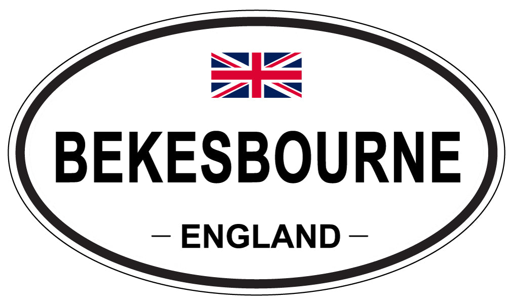 BEKESBOURNE, England - Oval Magnet