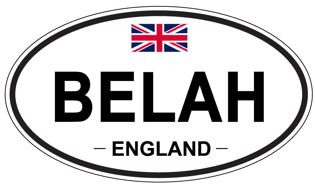 BELAH, England - Oval Magnet