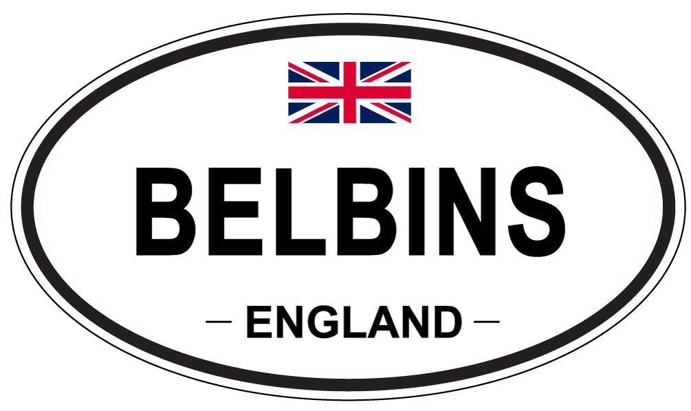 BELBINS, England - Oval Magnet