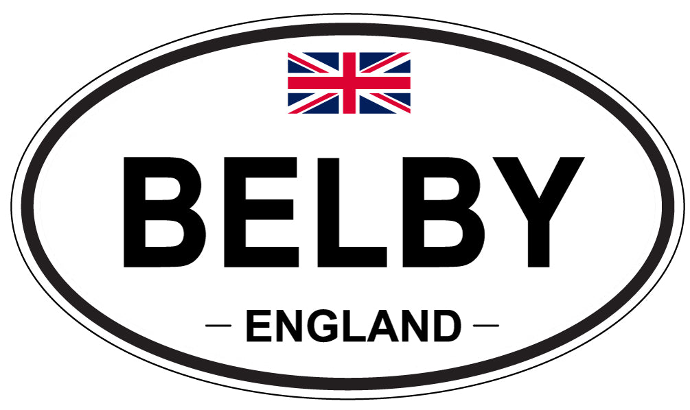 BELBY, England - Oval Magnet