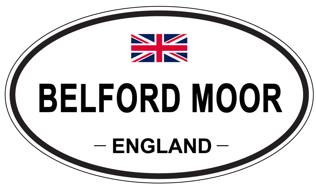 BELFORD MOOR, England - Oval Magnet