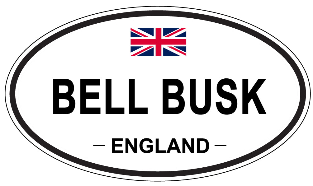 BELL BUSK, England - Oval Magnet