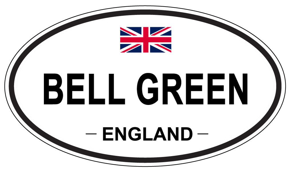 BELL GREEN, ENGLAND - Oval Sticker