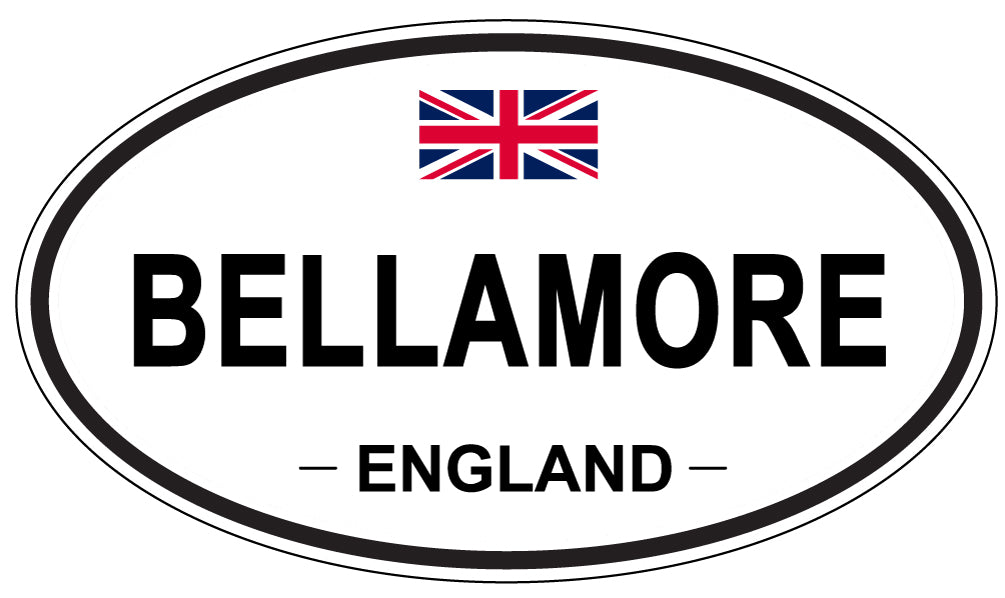 BELLAMORE, England - Oval Magnet