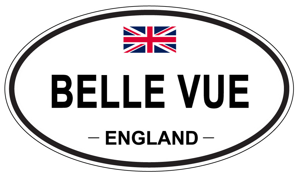 BELLE VUE, England - Oval Magnet