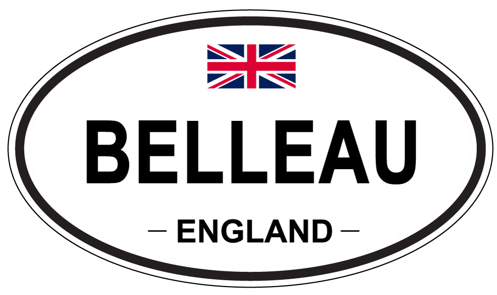 BELLEAU, England - Oval Magnet